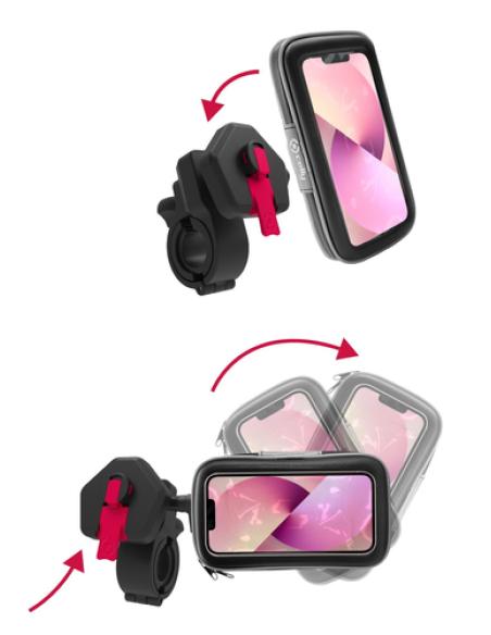 Celly SNAPFLEX Soporte activo para teléfono móvil Teléfono móvil/smartphone Negro