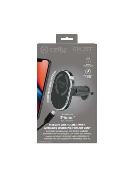Celly GHOSTSUPERMAGCH soporte Soporte pasivo Teléfono móvil/smartphone Negro