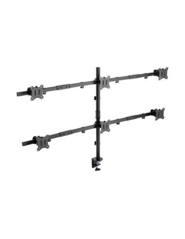 Equip Soporte articulado de sobremesa para 6 monitores de 17"-32