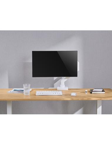 Equip Soporte de escritorio para monitor de 17«-49», blanco