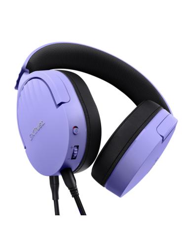 Trust GXT 489P FAYZO Auriculares Alámbrico Diadema Juego Negro, Púrpura