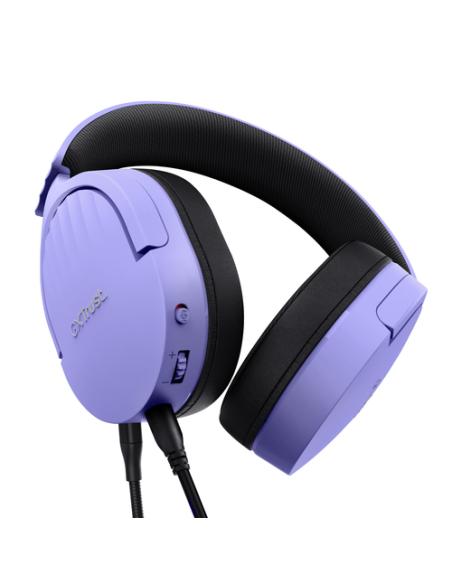 Trust GXT 489P FAYZO Auriculares Alámbrico Diadema Juego Negro, Púrpura
