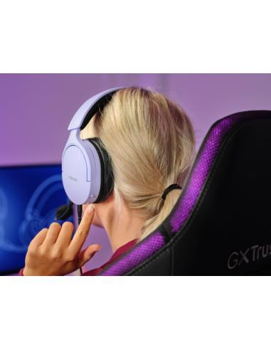 Trust GXT 489P FAYZO Auriculares Alámbrico Diadema Juego Negro, Púrpura