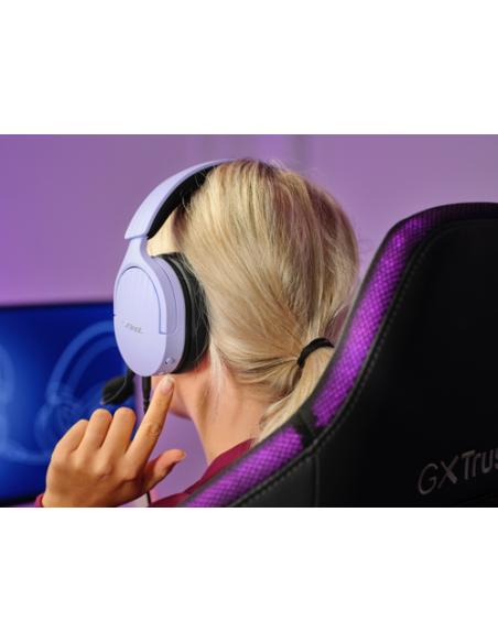 Trust GXT 489P FAYZO Auriculares Alámbrico Diadema Juego Negro, Púrpura