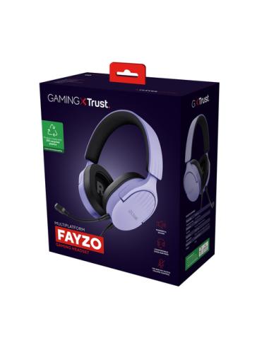 Trust GXT 489P FAYZO Auriculares Alámbrico Diadema Juego Negro, Púrpura