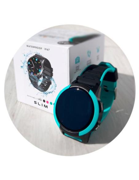 SaveFamily Slim 3,25 cm (1.28") IPS Digital Pantalla táctil Verde GPS (satélite)