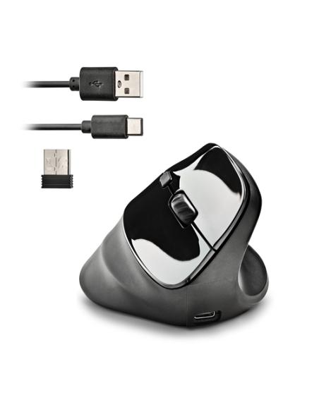 NGS EVO MOKSHA ratón mano derecha RF inalámbrico Óptico 2400 DPI