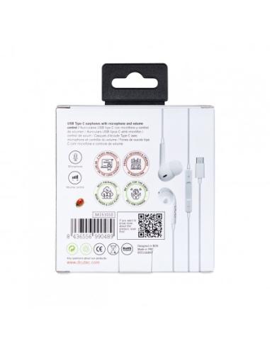 DCU Advance Tecnologic 34151010 auricular y casco Auriculares Alámbrico Dentro de oído Música Blanco