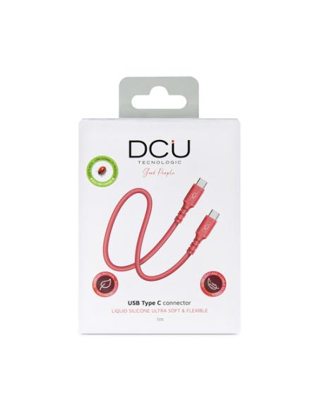 DCU Advance Tecnologic 30402080 cable USB USB 2.0 1 m USB A USB C Rojo