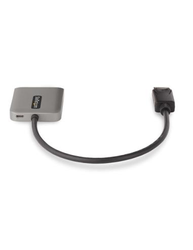 StarTech.com Hub MST de 2 Puertos DisplayPort 1.4 - Divisor Splitter DP para 2 Monitores - Adaptador DisplayPort a 2x DisplayPor