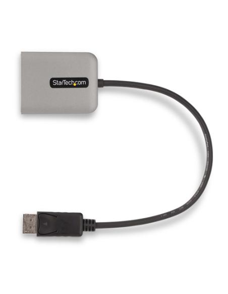 StarTech.com Hub MST de 2 Puertos DisplayPort 1.4 - Divisor Splitter DP para 2 Monitores - Adaptador DisplayPort a 2x DisplayPor