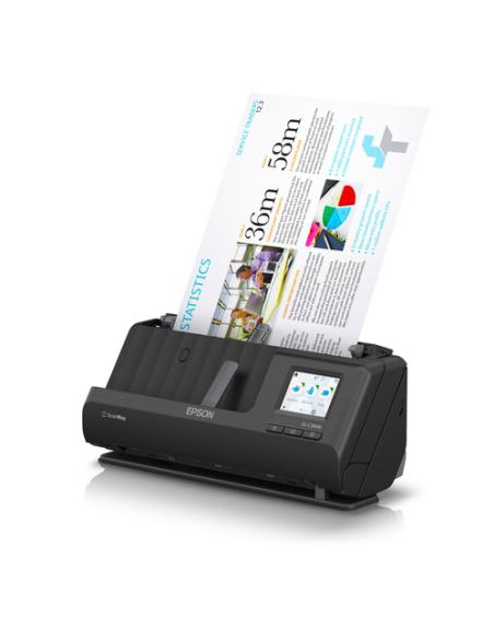 Epson ES-C380W ADF + escáner alimentado por hojas 600 x 600 DPI A4 Negro