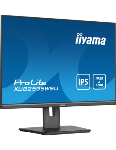 iiyama ProLite XUB2595WSU-B5 pantalla para PC 63,5 cm (25") 1920 x 1200 Pixeles WUXGA LED Negro