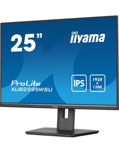 iiyama ProLite XUB2595WSU-B5 pantalla para PC 63,5 cm (25") 1920 x 1200 Pixeles WUXGA LED Negro