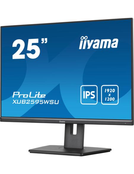 iiyama ProLite XUB2595WSU-B5 pantalla para PC 63,5 cm (25") 1920 x 1200 Pixeles WUXGA LED Negro