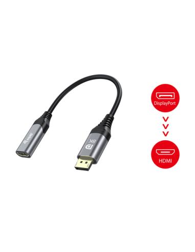Equip Adaptador DisplayPort 1.4 a HDMI, 8K/60Hz