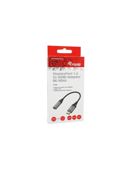 Equip Adaptador DisplayPort 1.4 a HDMI, 8K/60Hz