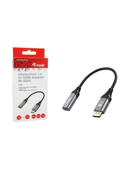 Equip Adaptador DisplayPort 1.4 a HDMI, 8K/60Hz