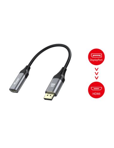 Equip Adaptador DisplayPort 1.2 a HDMI, 4K/60Hz