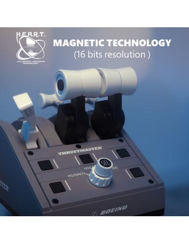 Thrustmaster TCA Quadrant Boeing Edition Gris USB Palanca de mando PC, Xbox, Xbox One X, Xbox Series S
