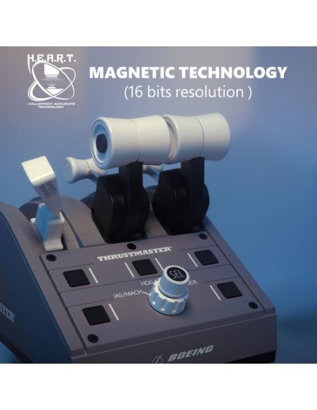 Thrustmaster TCA Quadrant Boeing Edition Gris USB Palanca de mando PC, Xbox, Xbox One X, Xbox Series S