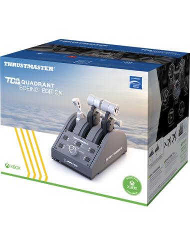 Thrustmaster TCA Quadrant Boeing Edition Gris USB Palanca de mando PC, Xbox, Xbox One X, Xbox Series S