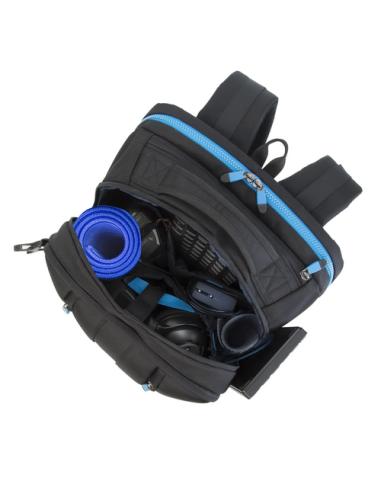 Rivacase 7860 43,9 cm (17.3") Funda tipo mochila Negro, Azul