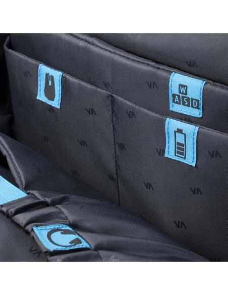 Rivacase 7860 43,9 cm (17.3") Funda tipo mochila Negro, Azul