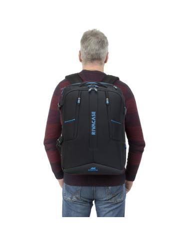 Rivacase 7860 43,9 cm (17.3") Funda tipo mochila Negro, Azul