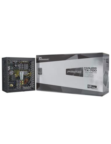 Seasonic PRIME Fanless TX unidad de fuente de alimentación 700 W 20+4 pin ATX ATX Negro