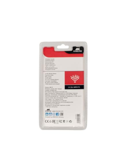Rivacase 8038 + WIRELESS MOUSE 39,6 cm (15.6") Maletín Negro