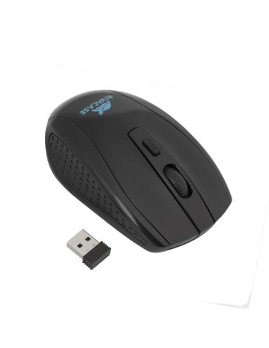 Rivacase 8038 + WIRELESS MOUSE 39,6 cm (15.6") Maletín Negro
