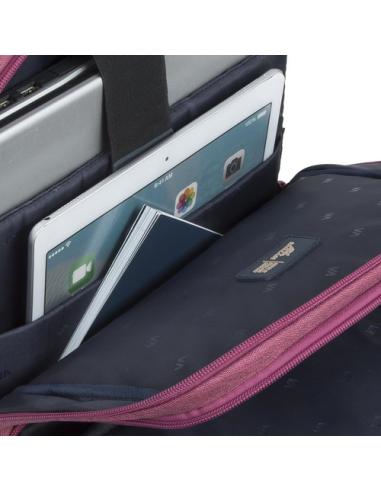 Rivacase 7760 39,6 cm (15.6") Funda tipo mochila Rojo