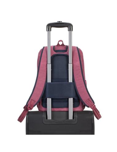 Rivacase 7760 39,6 cm (15.6") Funda tipo mochila Rojo