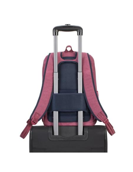 Rivacase 7760 39,6 cm (15.6") Funda tipo mochila Rojo