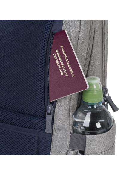 Rivacase 7760 39,6 cm (15.6") Funda tipo mochila Gris