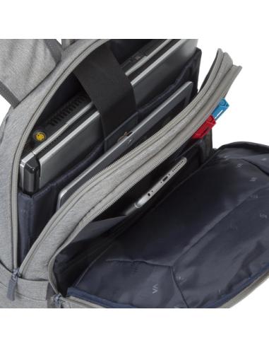 Rivacase 7760 39,6 cm (15.6") Funda tipo mochila Gris