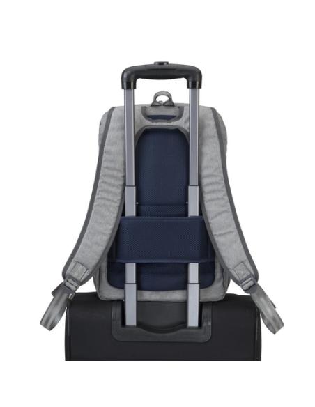 Rivacase 7760 39,6 cm (15.6") Funda tipo mochila Gris