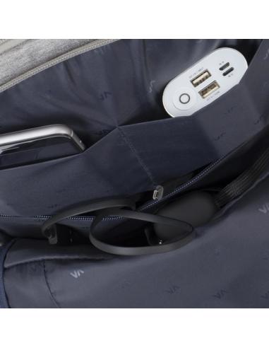 Rivacase 7760 39,6 cm (15.6") Funda tipo mochila Gris