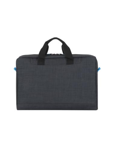 Rivacase Regent 8058 43,9 cm (17.3") Bandolera Negro, Cian