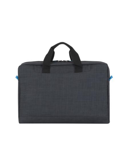 Rivacase Regent 8058 43,9 cm (17.3") Bandolera Negro, Cian