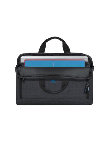 Rivacase Regent 8058 43,9 cm (17.3") Bandolera Negro, Cian
