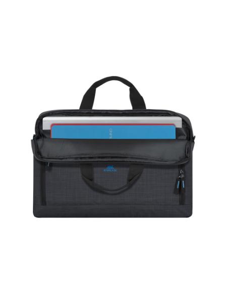 Rivacase Regent 8058 43,9 cm (17.3") Bandolera Negro, Cian