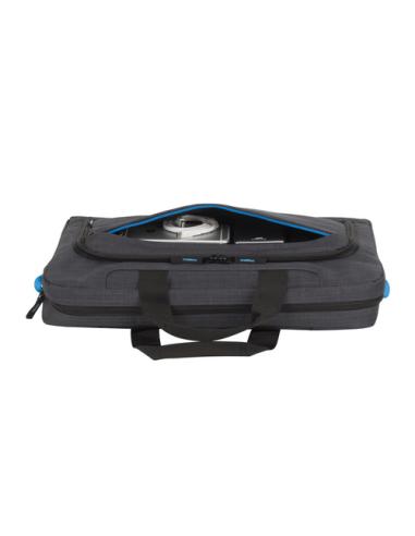 Rivacase Regent 8058 43,9 cm (17.3") Bandolera Negro, Cian
