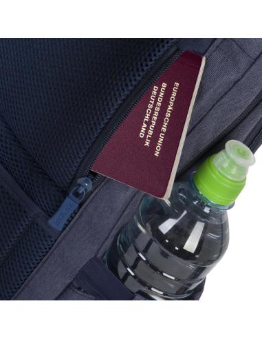 Rivacase 7760 39,6 cm (15.6") Funda tipo mochila Azul