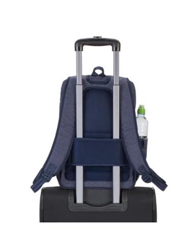 Rivacase 7760 39,6 cm (15.6") Funda tipo mochila Azul