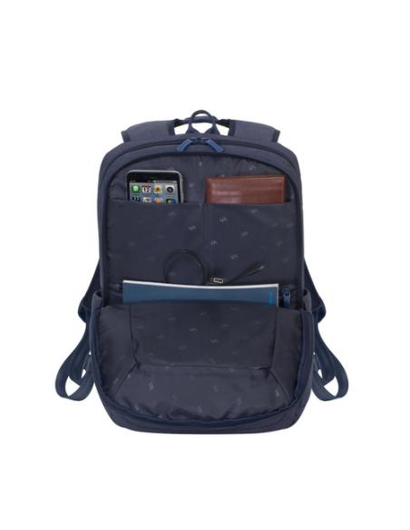 Rivacase 7760 39,6 cm (15.6") Funda tipo mochila Azul