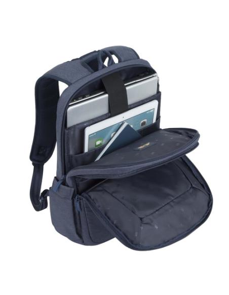 Rivacase 7760 39,6 cm (15.6") Funda tipo mochila Azul