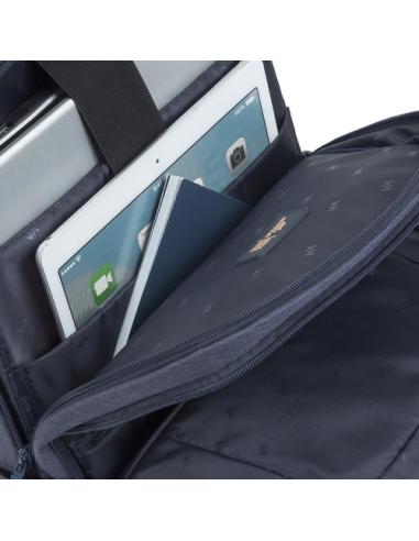 Rivacase 7760 39,6 cm (15.6") Funda tipo mochila Azul