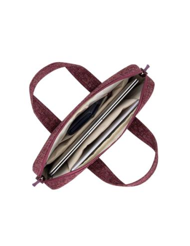 Rivacase 7921 35,6 cm (14") Bandolera Borgoña, Blanco